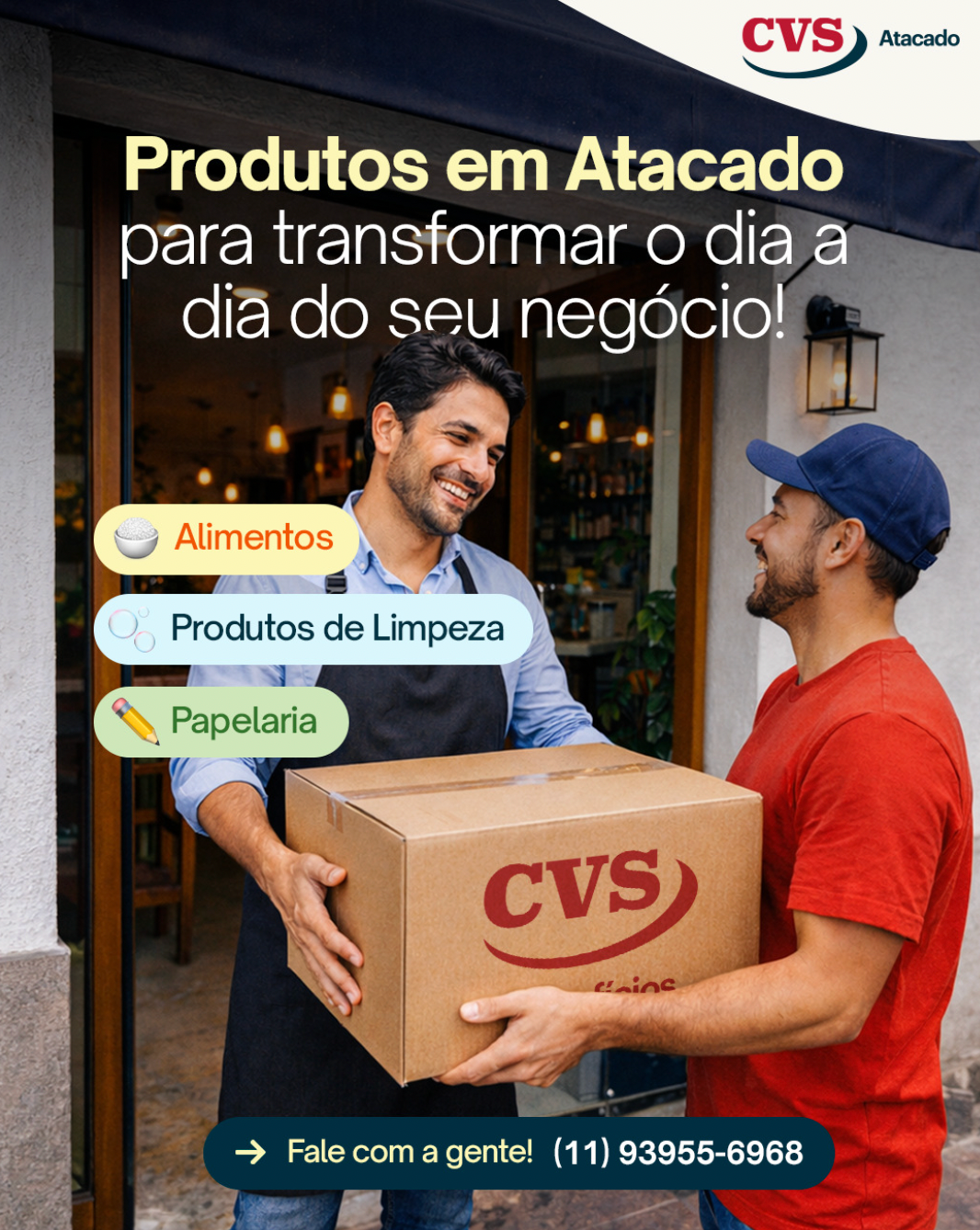 Compras Atacado CVS Benefícios
